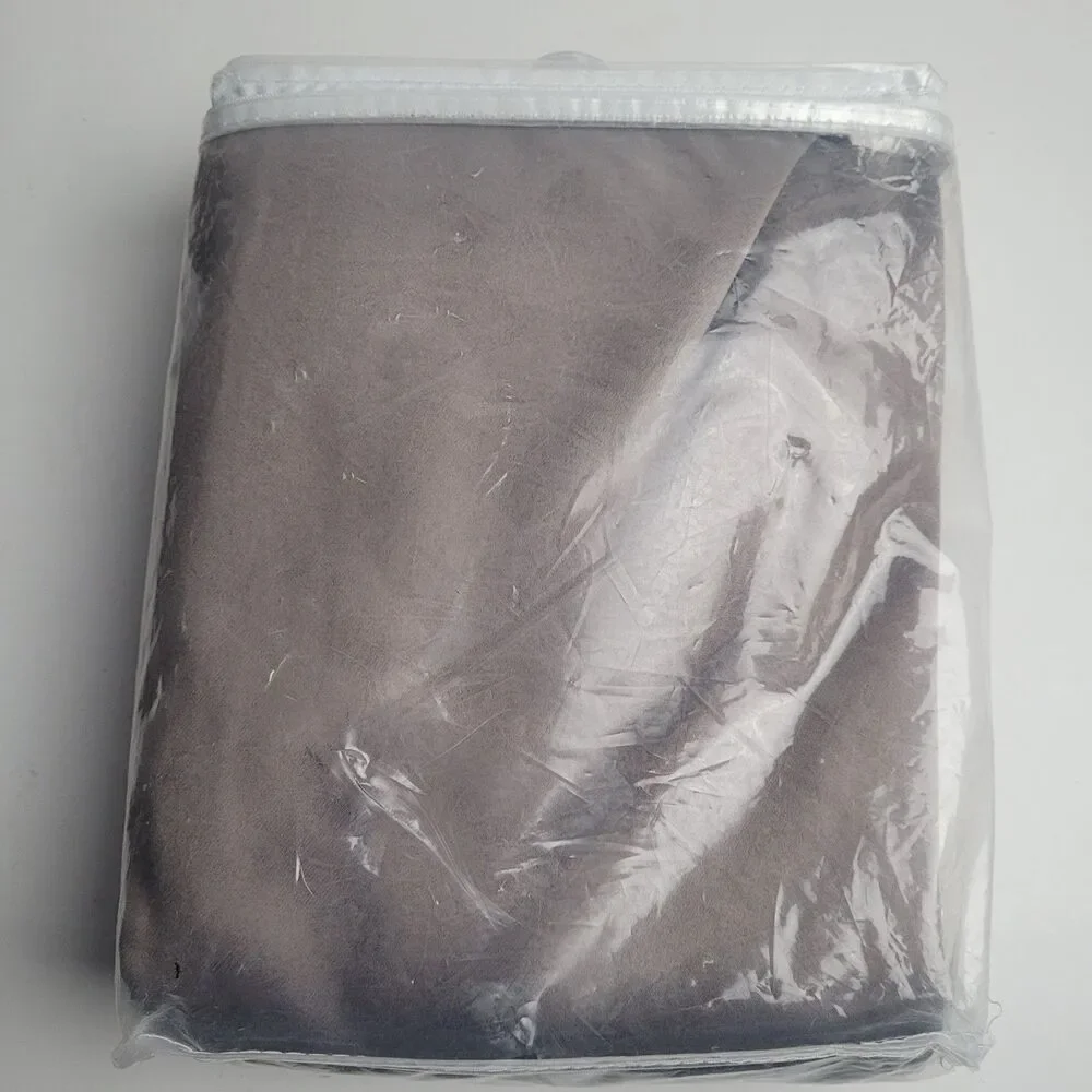 Sun Zero 2-Pack 100% Blackout Theater Grad Grommet Curtain 'Mocha' 40x84in #BT1